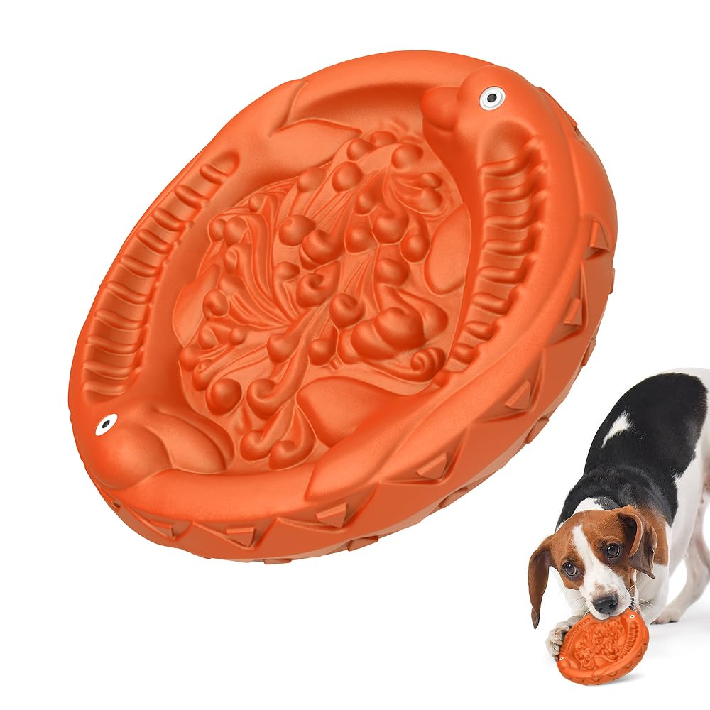 RUXAN Unzerstörbares Hundespielzeug Aus Naturkautschuk – Für Aggressive Kauer, Mit Rindergeschmack – Mittel/große Hunde
