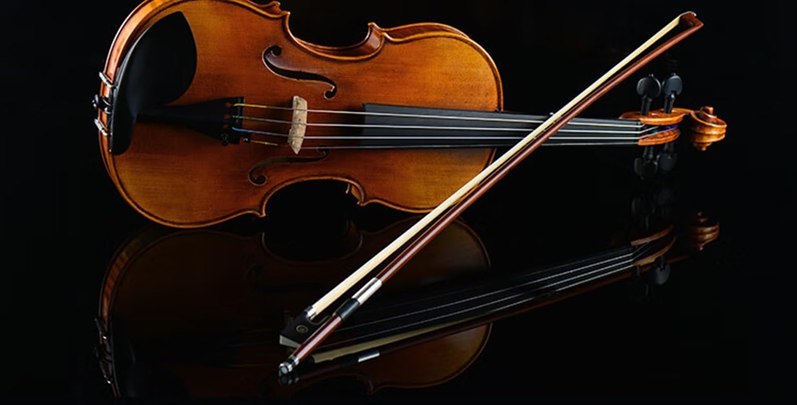 Violine Professionelle Bühnenperformance-Prüfung Fortgeschrittenes Handgefertigtes Violinen-Musikinstrument(4/4)