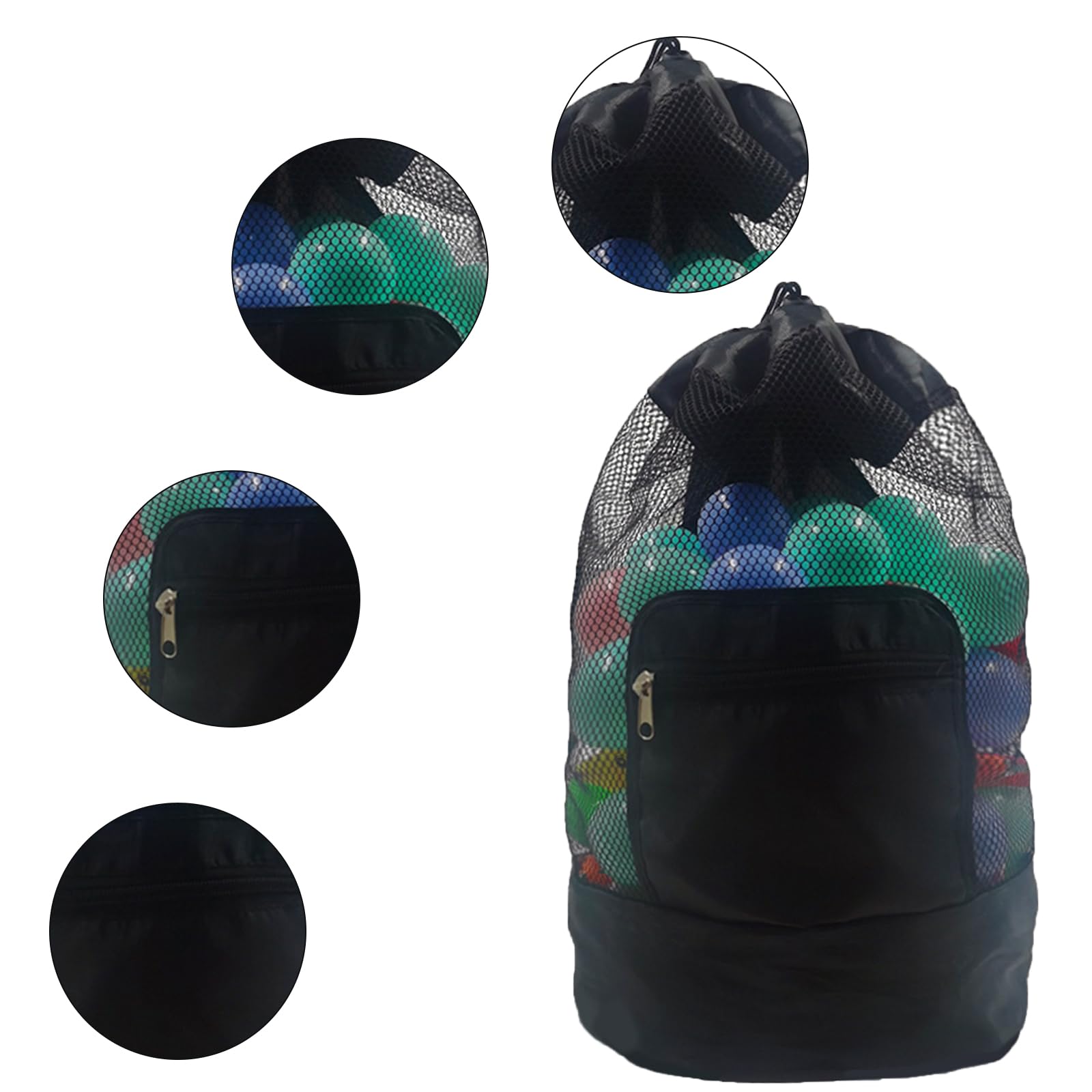 Portatili Grande Borsa da Spiaggia 2 Pezzi Rete Verde Borsa per Giocattoli da Spiaggia Pieghevole Borsa Spiaggia da Rete Anti-Sabbia in Tessuto per riporvi Giocattoli da Bambino Wet asciugamani