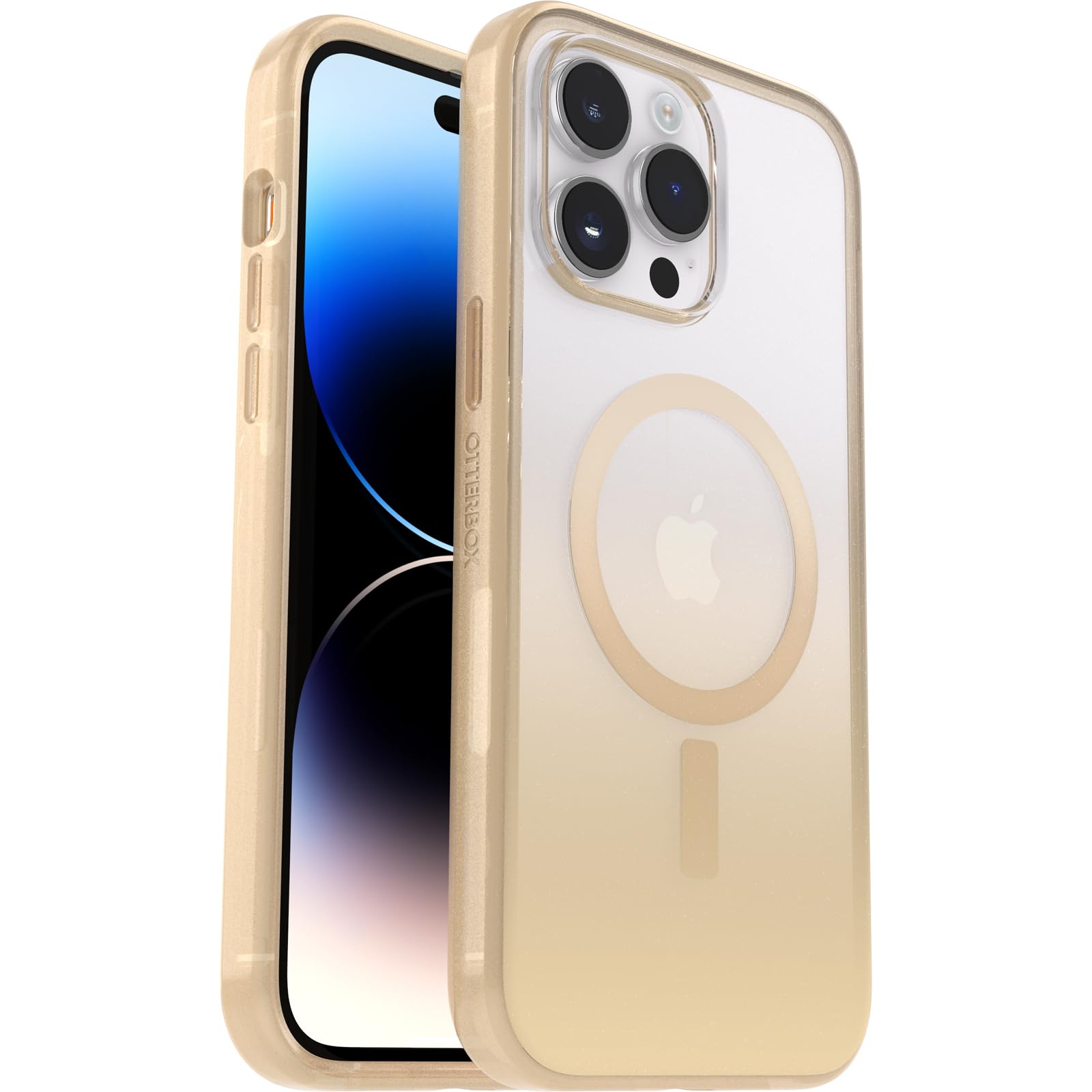 OtterBox Cover Serie Clear Case con MagSafe per iPhone 14 Pro Max, Resistente a Shock e Cadute, Ultra Sottile, Protettiva, Testata 2x vs le norme anti caduta MIL-STD 810G, Tiara