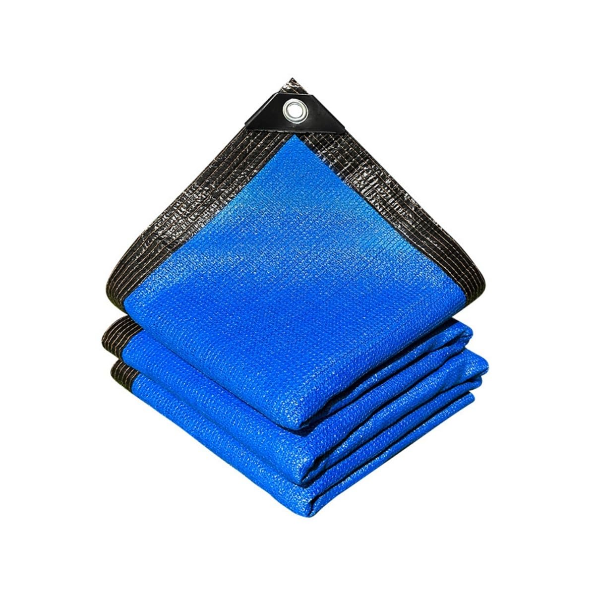 Voile D'ombrage Bleu HDPE Protection Solaire Extérieur for Cour Et Jardin(5mx8m)