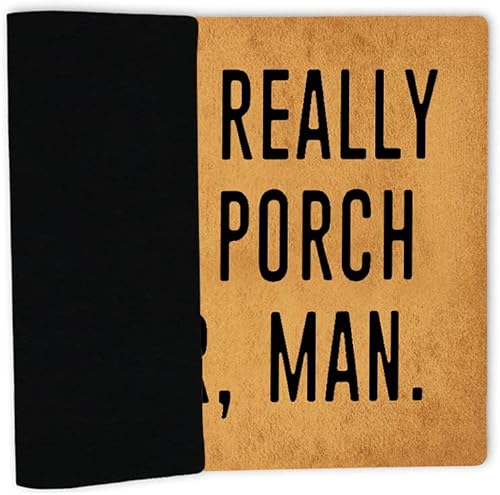 Miniatura 6 de Divertido tapete de goma antideslizante para puerta delantera, jardín, cocina, dormitorio, 23.6 x 15.7 pulgadas