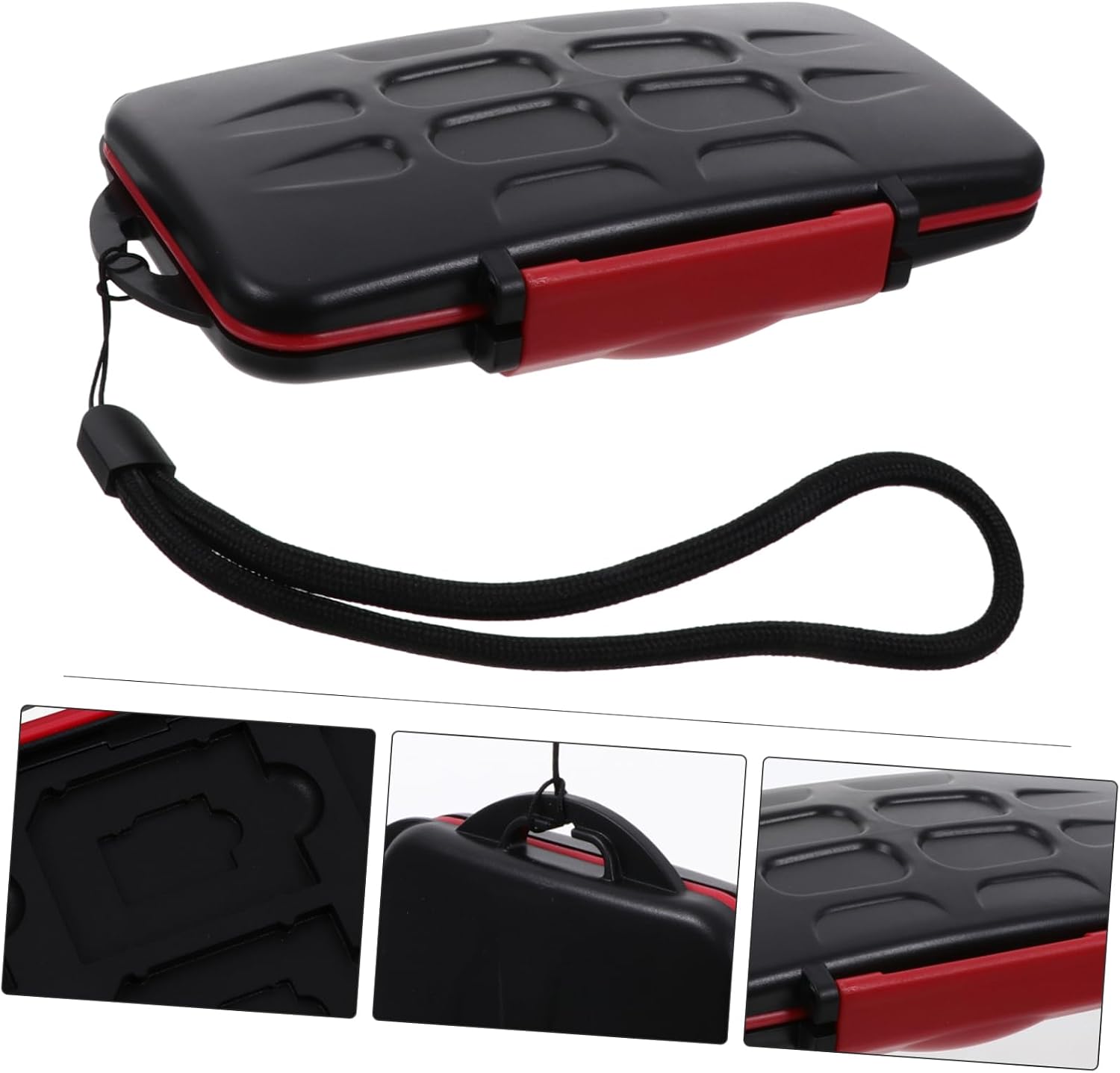 1pc Memory Storage Case for Cards Drop Resistant Holder Secure Organizer for Camera and Phone Memory Cards