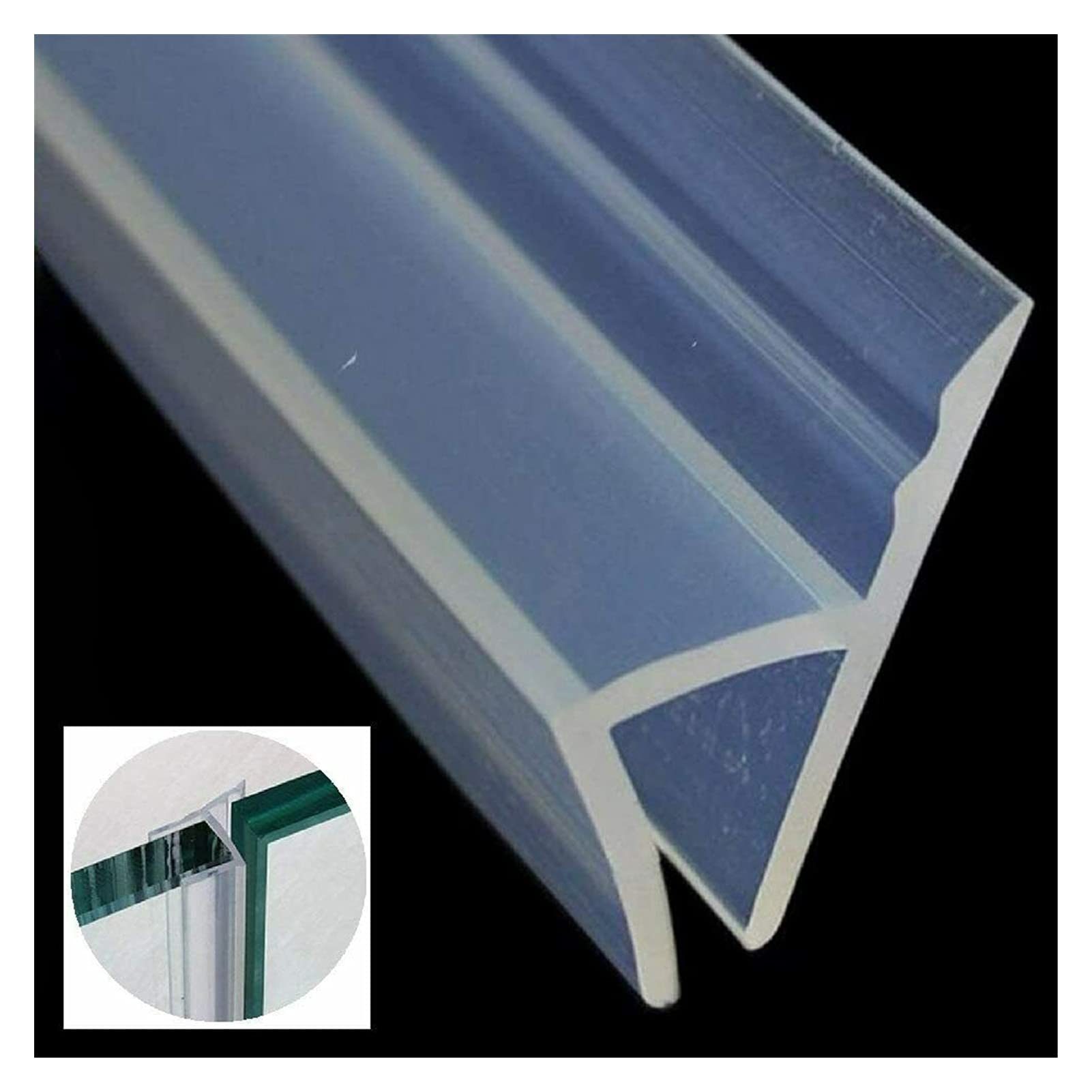Guarnizione In Silicone A Forma Di T Per Box Doccia – 1 Pezzo Da 1 Metro, Impermeabile E Resistente Al Calore
