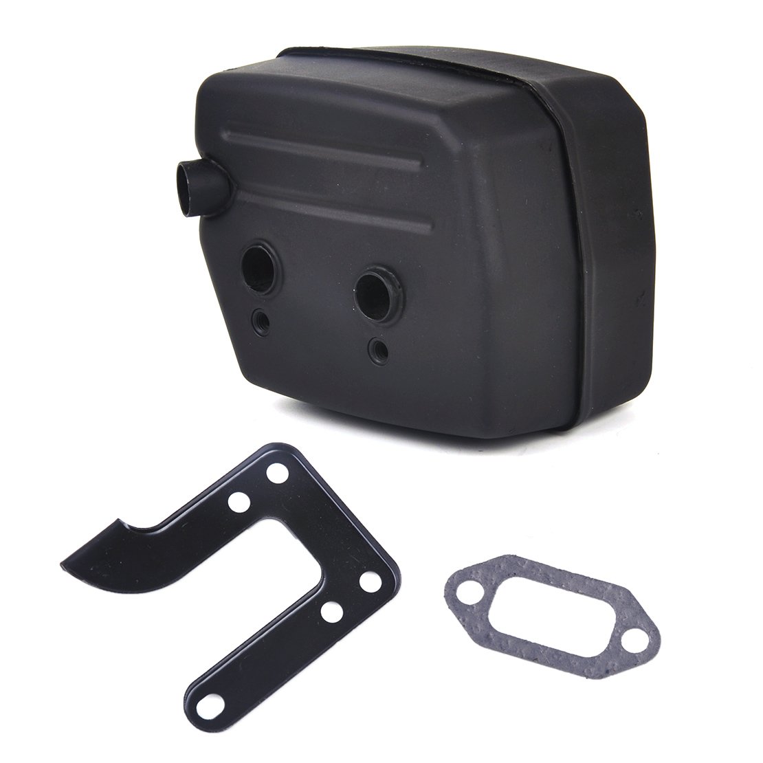 Escape silenciador y juntas y soporte fit para Husqvarna 268 61 272 motosierra 503 47 69 – 01