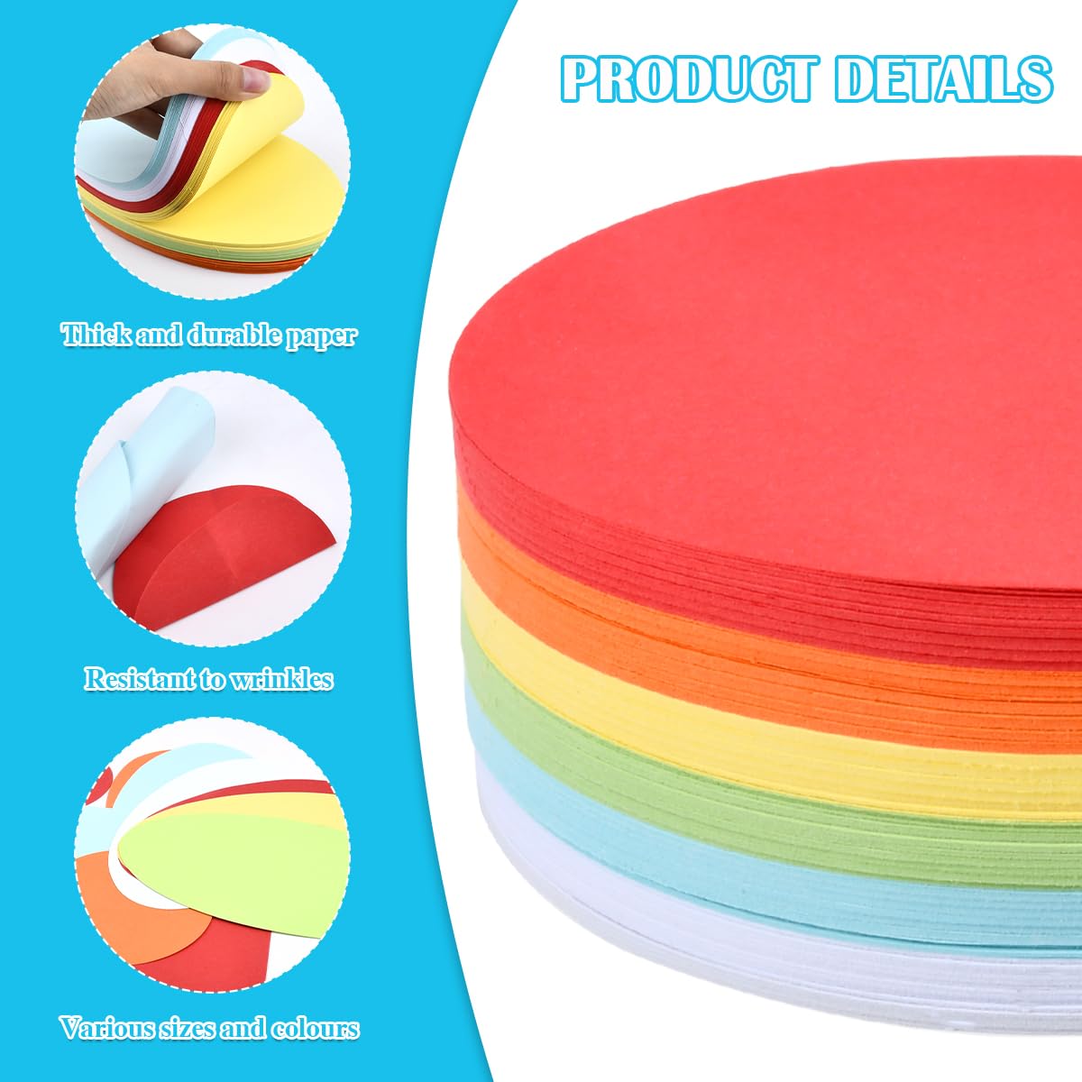 Fiche De Revision DODUOS - 756 Fiches De Modération Ovales - Cartes Brainstorming Multicolores Carte Irlande