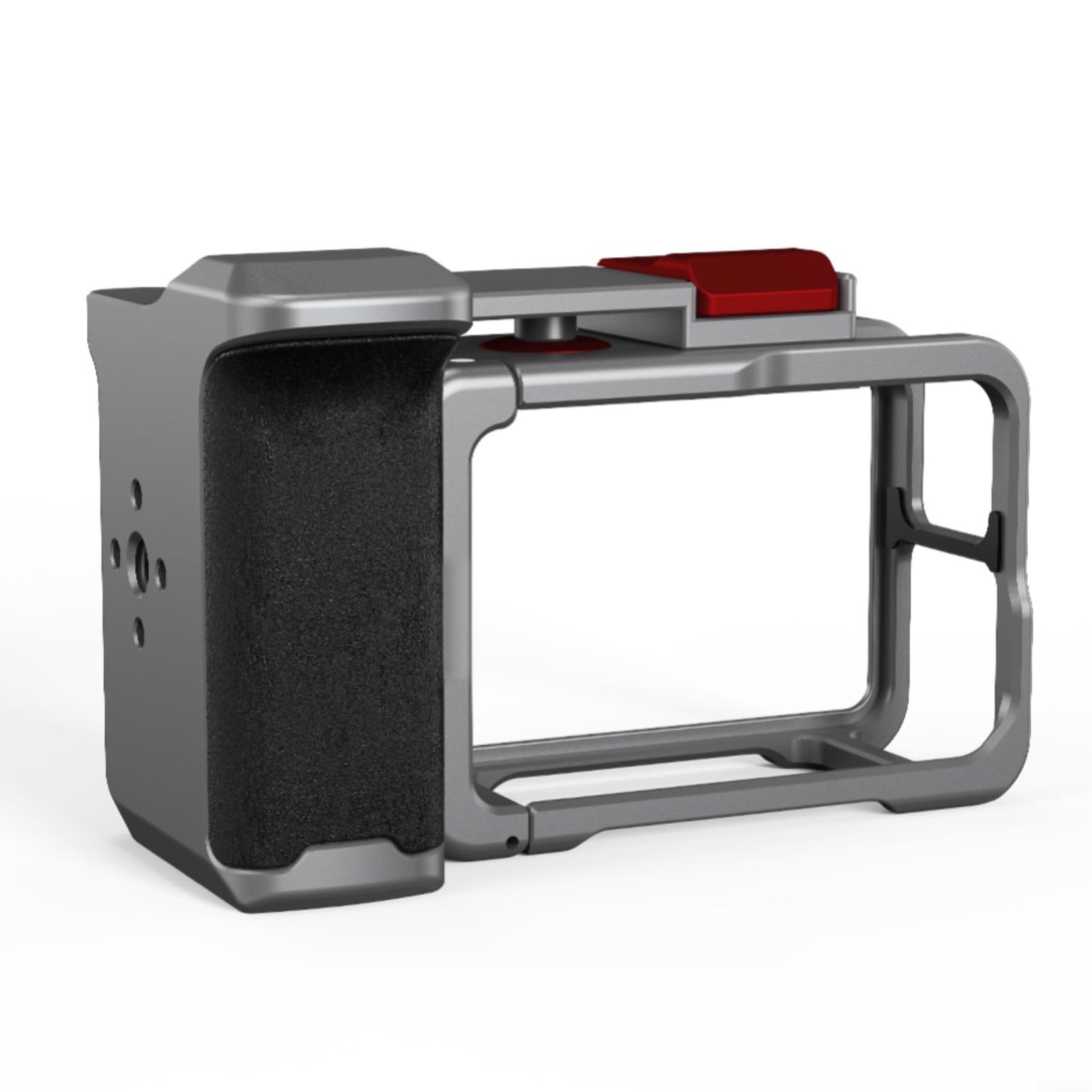 Alliage d'aluminium Action 5 grip en métal haut de gamme avec bouton d'obturation intégré