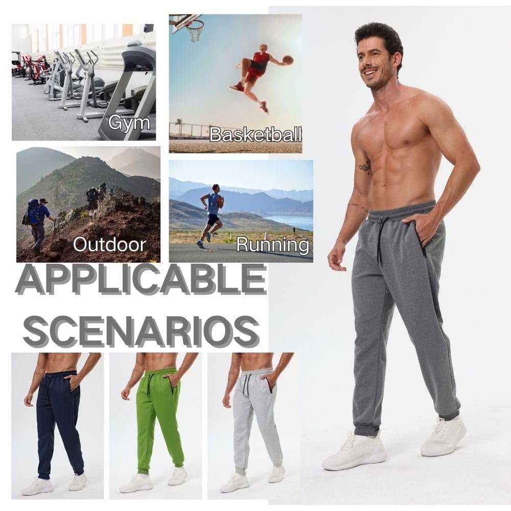 Bas de jogging pour homme, pantalon de jogging sportif pour homme, pantalon de fitness, pantalon d'entraînement, pantalon de jogging
