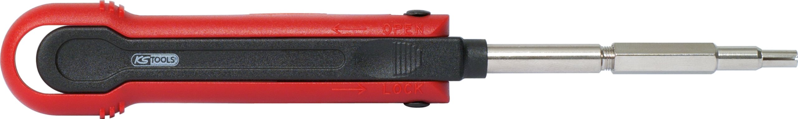 Ks Tools Transparent 150.1257 Unlocking Tool For Round Plug/Round Connector Sleeve 2,5 Mm (Amp Tyco 2,5)