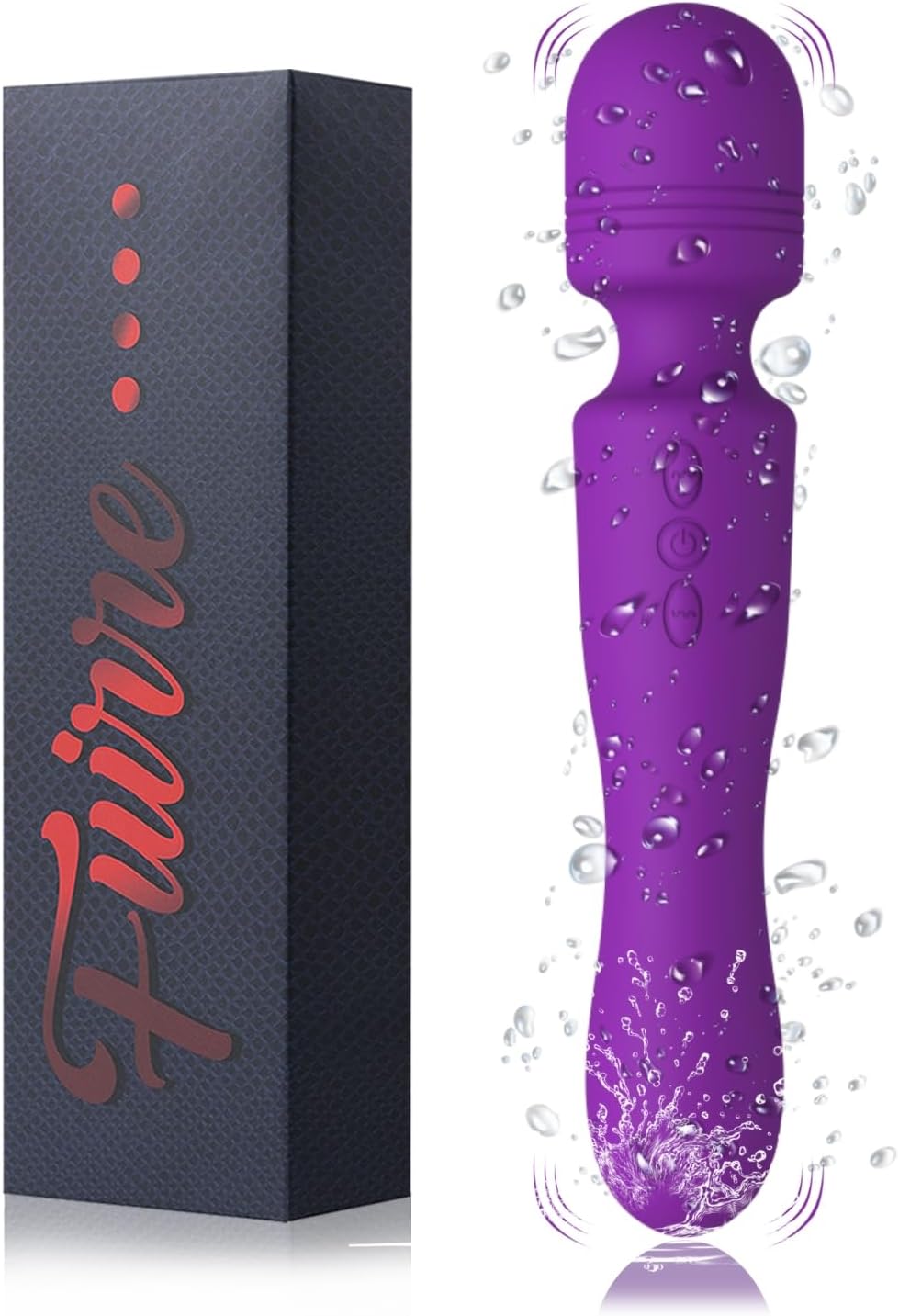 New Cordless Double-Ended Available Relaxation Tool Handheld Portable Travel Home Office Work Sports Silicone Personal Use to Relieve Deep Tissue Muscle Pain and Fatigue,Purple