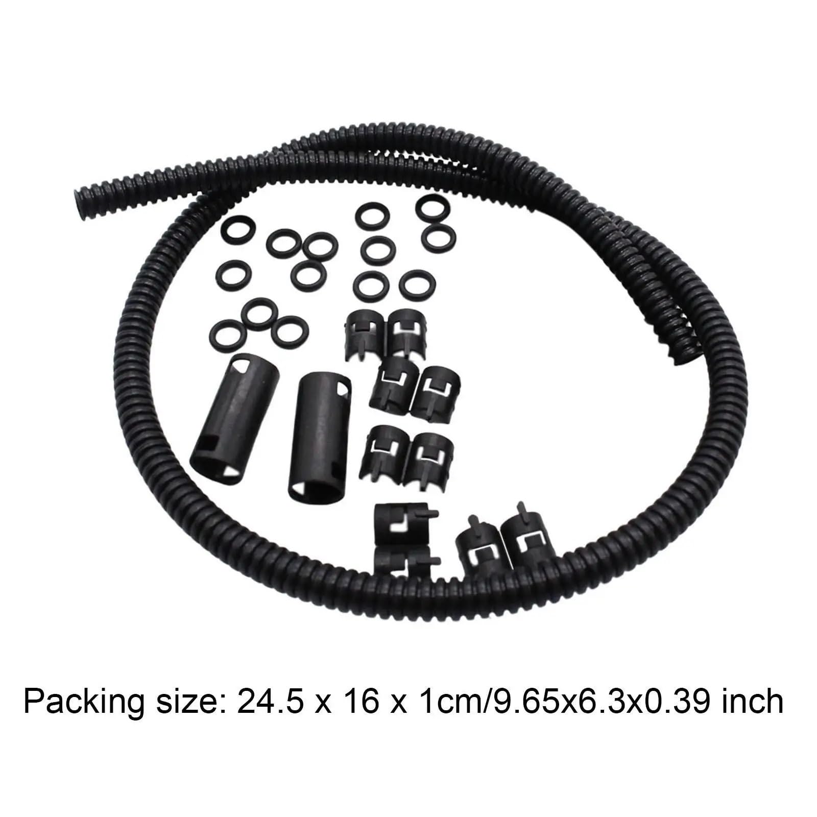 Kit tubo flessibile lavavetri generico Ricambi for veicoli Tubo flessibile tergicristallo(150cm)