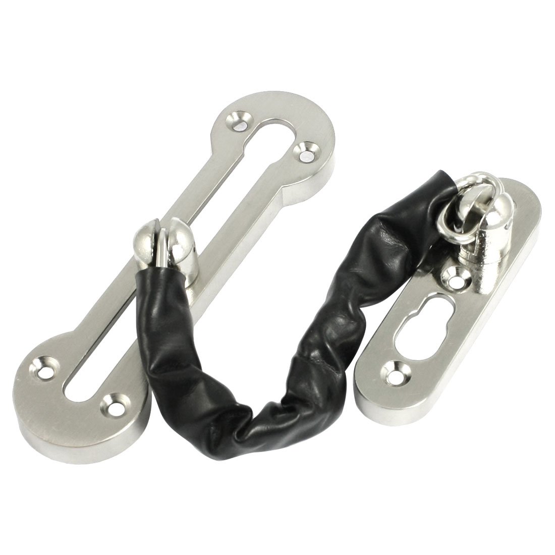 Aexit Office Home Clothes Hangers Interior Door Antithief Long Stainless Steel Children's Clothes Hangers Chain Guard