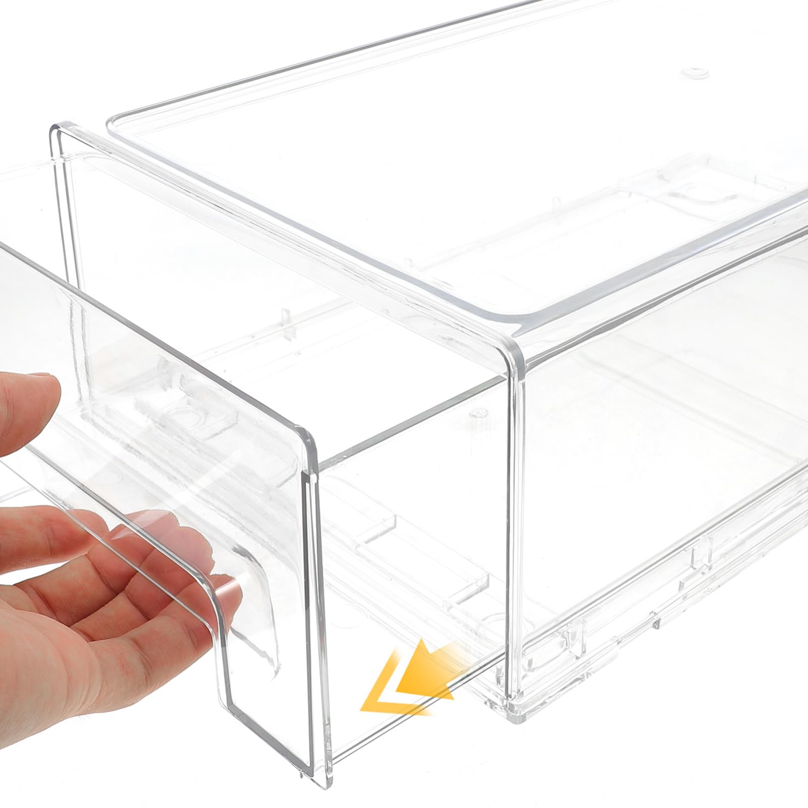 Scatola Organizer per Cassetti in Pet Design Semplice e Funzionale per Ufficio e Dormitorio, Facilita L'organizzazione la Visibilità di Vari Oggetti