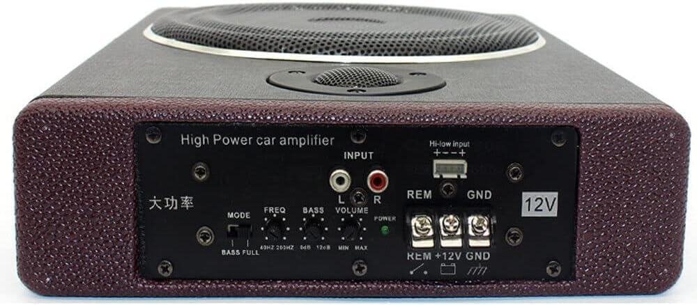 Caisson De Basses De Voiture 200 W, 12 V Audio Avec Haut