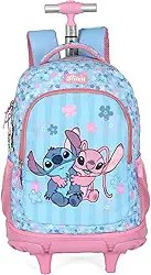Mochila com Rodinha, Luxcel, Stitch, Rosa, G