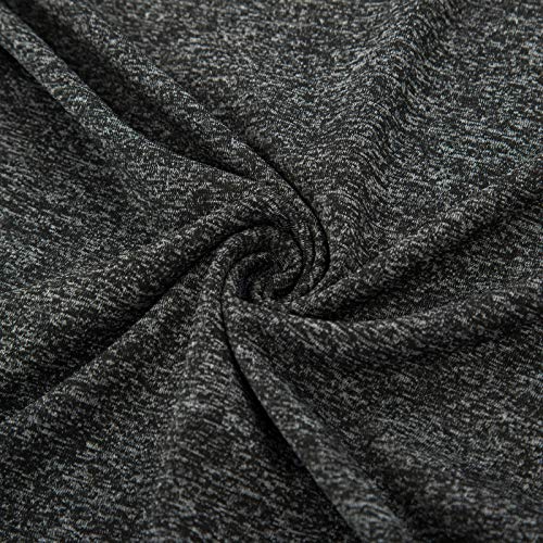 JACK SMITH Ladies 3/4-Sleeve Long Sleeve Polo Vneck Golf Polo(M,Black/Grey#)