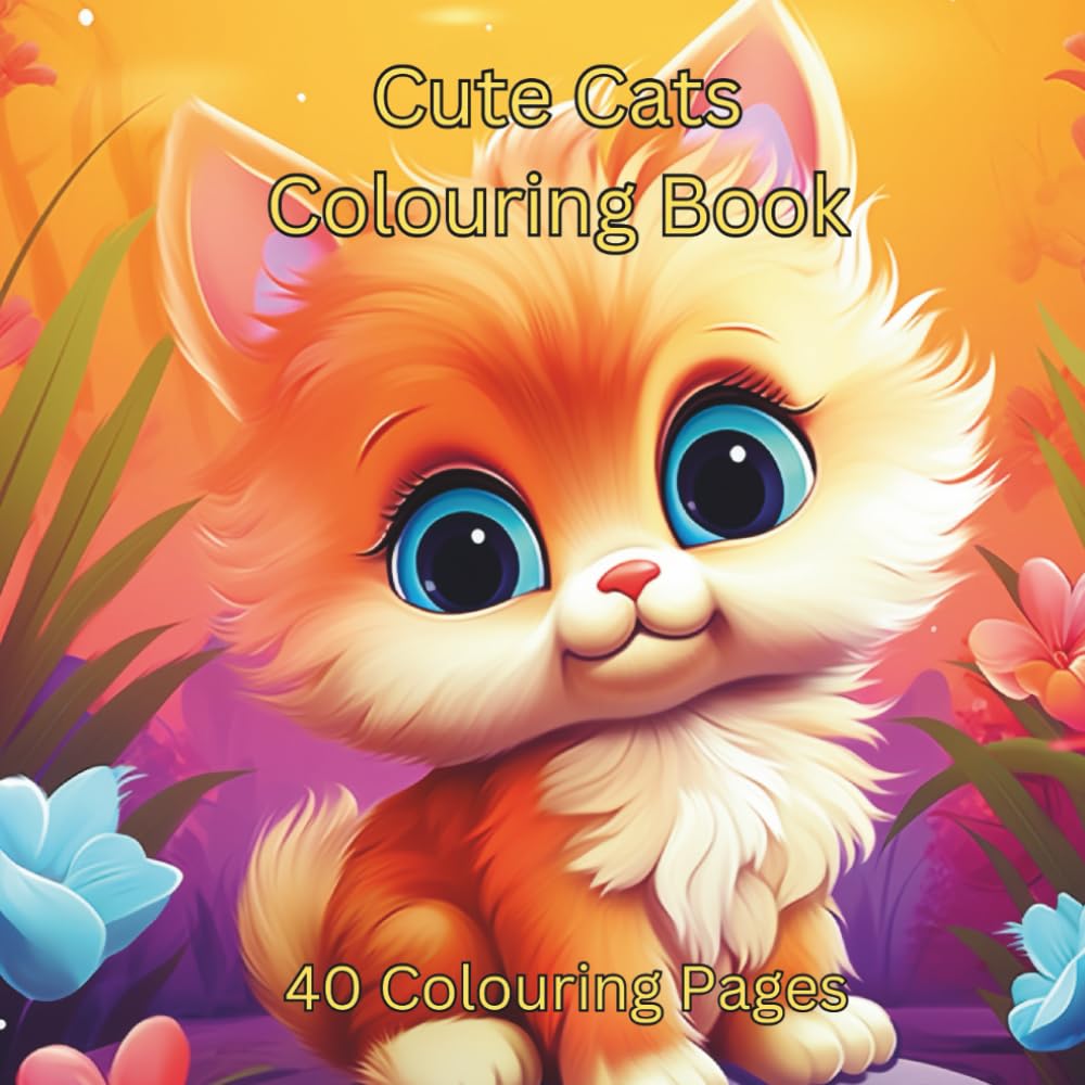 Cute Cat's Colouring Book (Children's Colouring Books)
