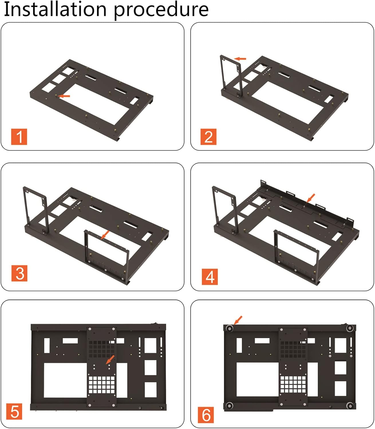 マイニングリグフレーム GPU アルミオープンマイナーマイニングコンピュータフレームリグケースビットコイン通貨マイニング マイニングフレーム  トオープンマイニングリグ 拡張電源をサポート 6GPU 8GPU (6GPU) アルミニウムオープンマイニングフレームケース サポート ...