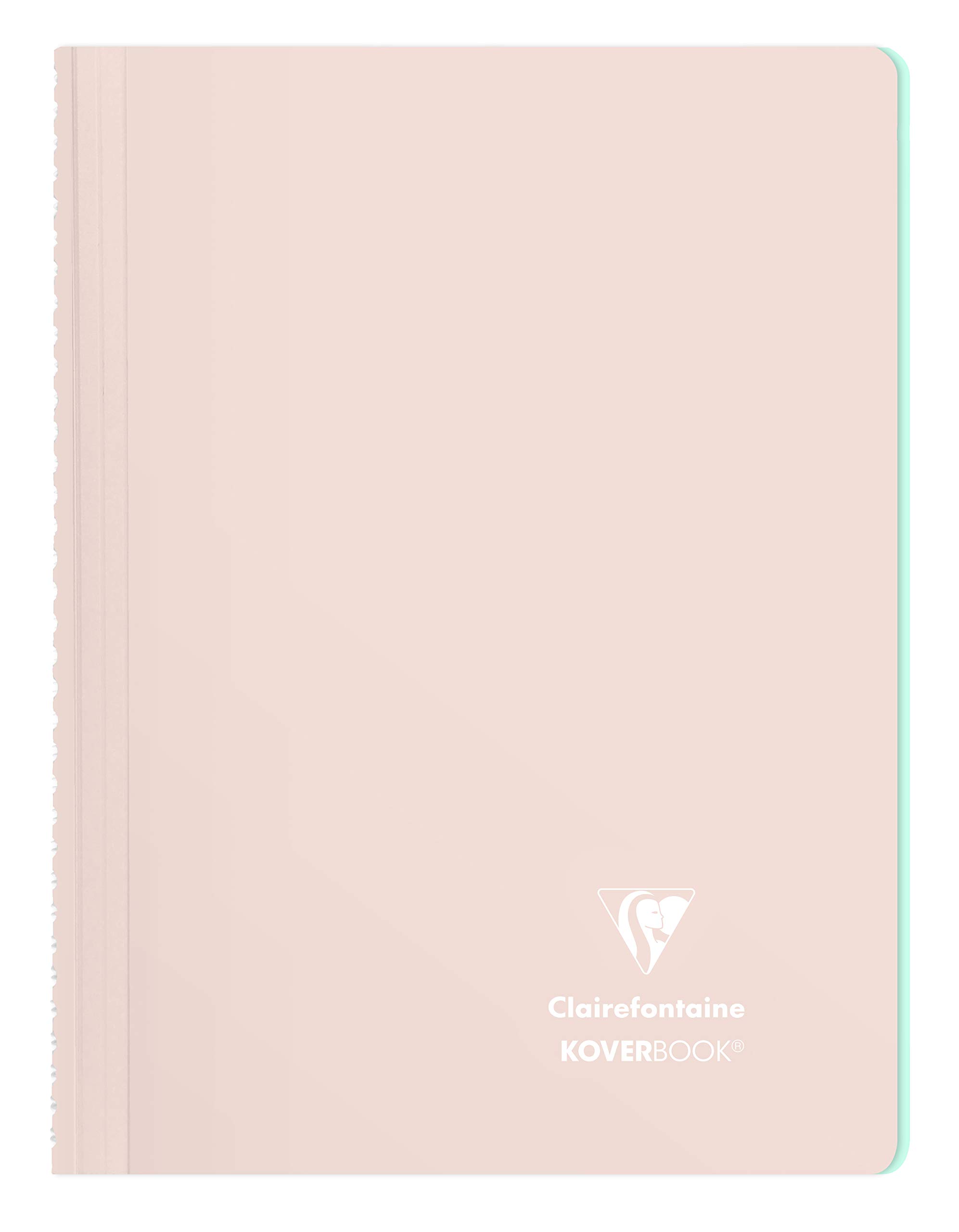 Clairefontaine 376781C 5 Spiralhefte Koverbook A4 80 Blatt liniert sortiert