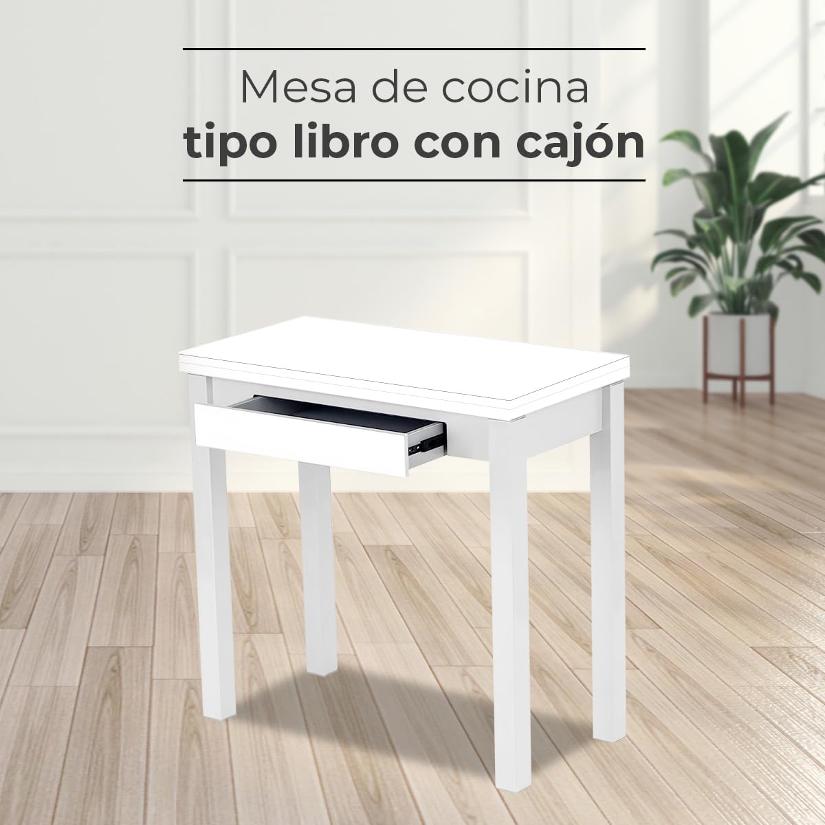 ASTIMESA Tavolo da Cucina a Libro-M. 15260, Normal