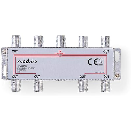 DigiSat Digitaler 4-Fach SAT Antennen Kabel TV BK Verteiler Splitter HDTV 4fach F Verteiler ...