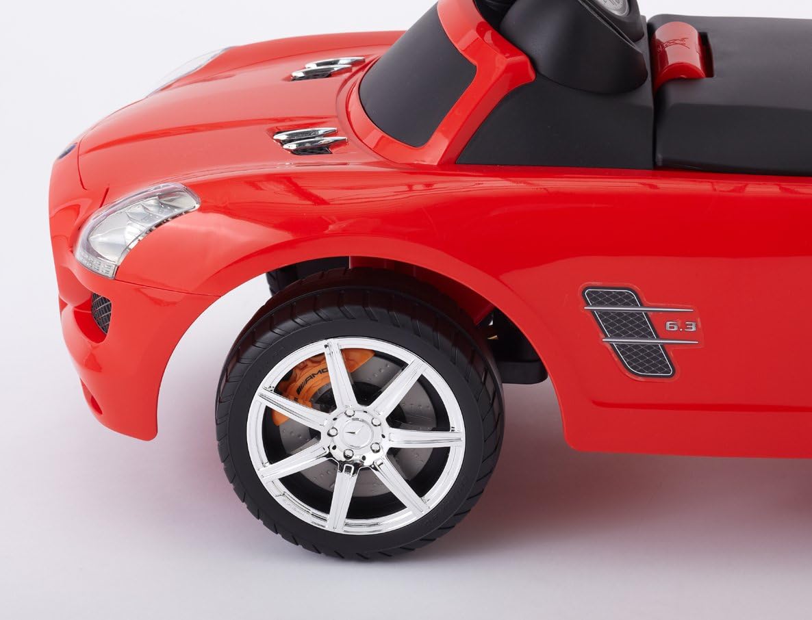 乗用メルセデスベンツ Sls 乗用玩具 押し車 足けり乗用 Amg レッド 子供用乗り物