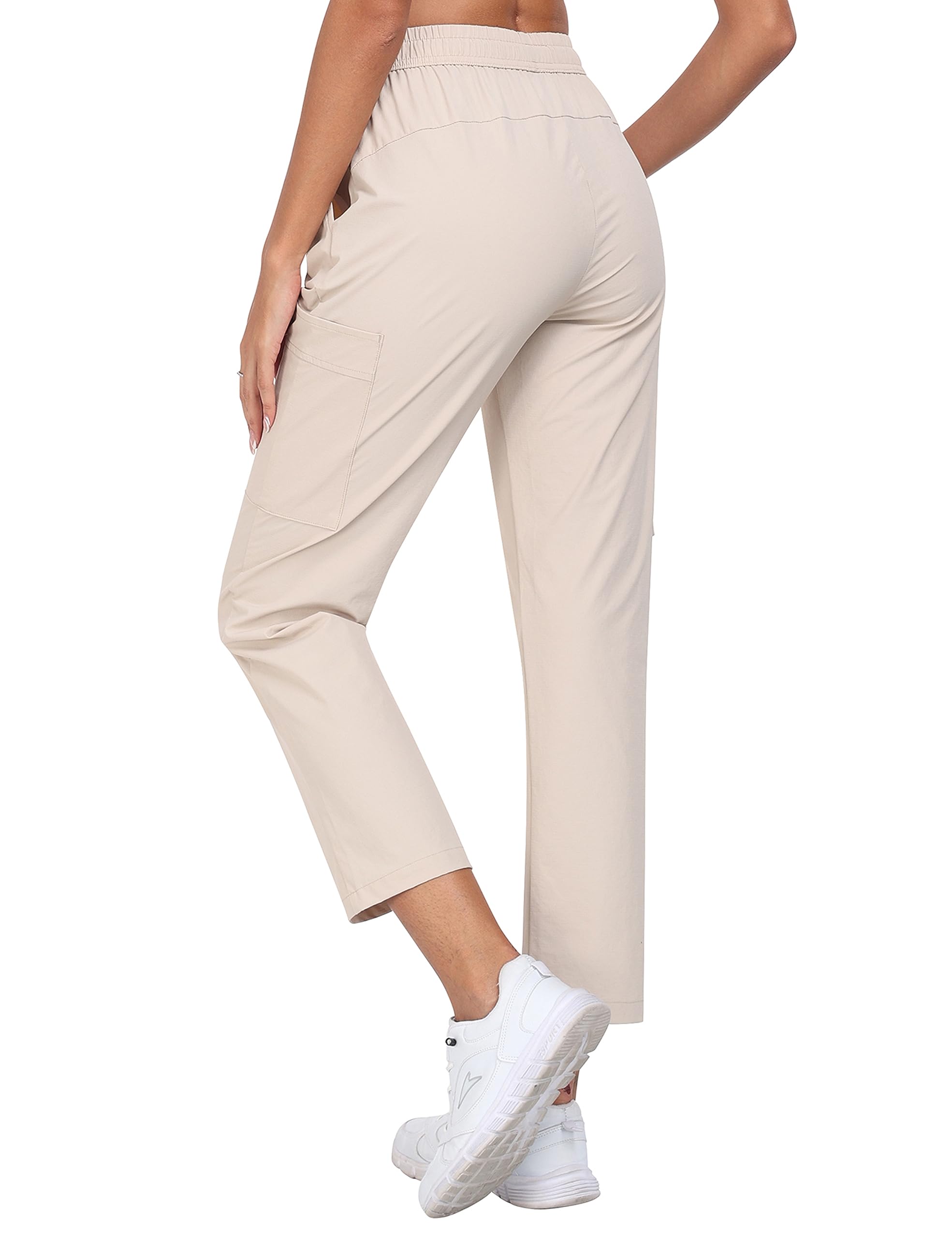 MoFiz Pantaloni Cargo Donna Leggeri Impermeabili Pantaloni da Escursionismo Trekking Pantaloni con Tasca Utility