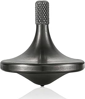 Parte superior giratoria de titanio precioso de alta calidad, gira durante mucho tiempo supera los 10 minutos, equilibrio perfecto, juguete cinético de metal para ansiedad de escritorio, resistente al