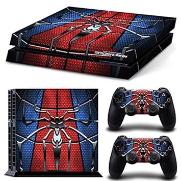 ZOOMHITSKINS PS4 Skin Decal Sticker Cover Superhero Custom Design + 2 Controller Skins Set