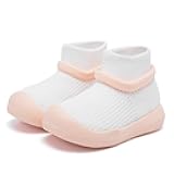 Baby Sock Shoes With Grip - Infant First Walker Shoes for Girls and Boys - Toddler Slipper Non Slip