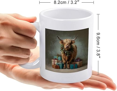 Miniatura 2 de Taza de vaca de las montañas, divertida, única, para cumpleaños, día de la madre, ideas de regalo de casa de campo, Navidad, taza vintage para café,