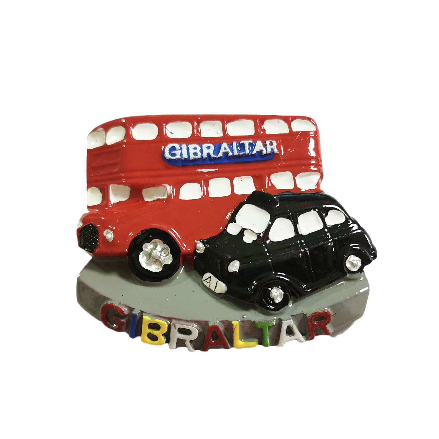 3D Gibilterra Frigorifero Magnete Frigo Souvenir turistici Mestiere in Resina Fatti a Mano Adesivi magnetici Casa Cucina Decorazione Regalo di Viaggio