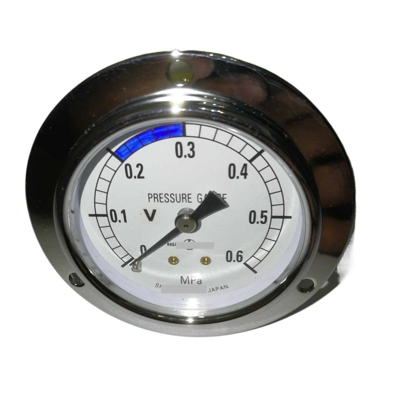 Manómetro de Conexión Axial, DU60, 0–0.6 MPa, Conexión de 13 mm