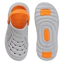 Men’s Lightweight EVA Clogs with Adjustable Back Strap | Breathable Anti-Skid Slip-On Sandals | Comfortable Casual Garden Beach Clogs for Indoor Outdoor (Orange, UK Footwear Size System, Adult, Men, Numeric, Medium, 6) gallery image