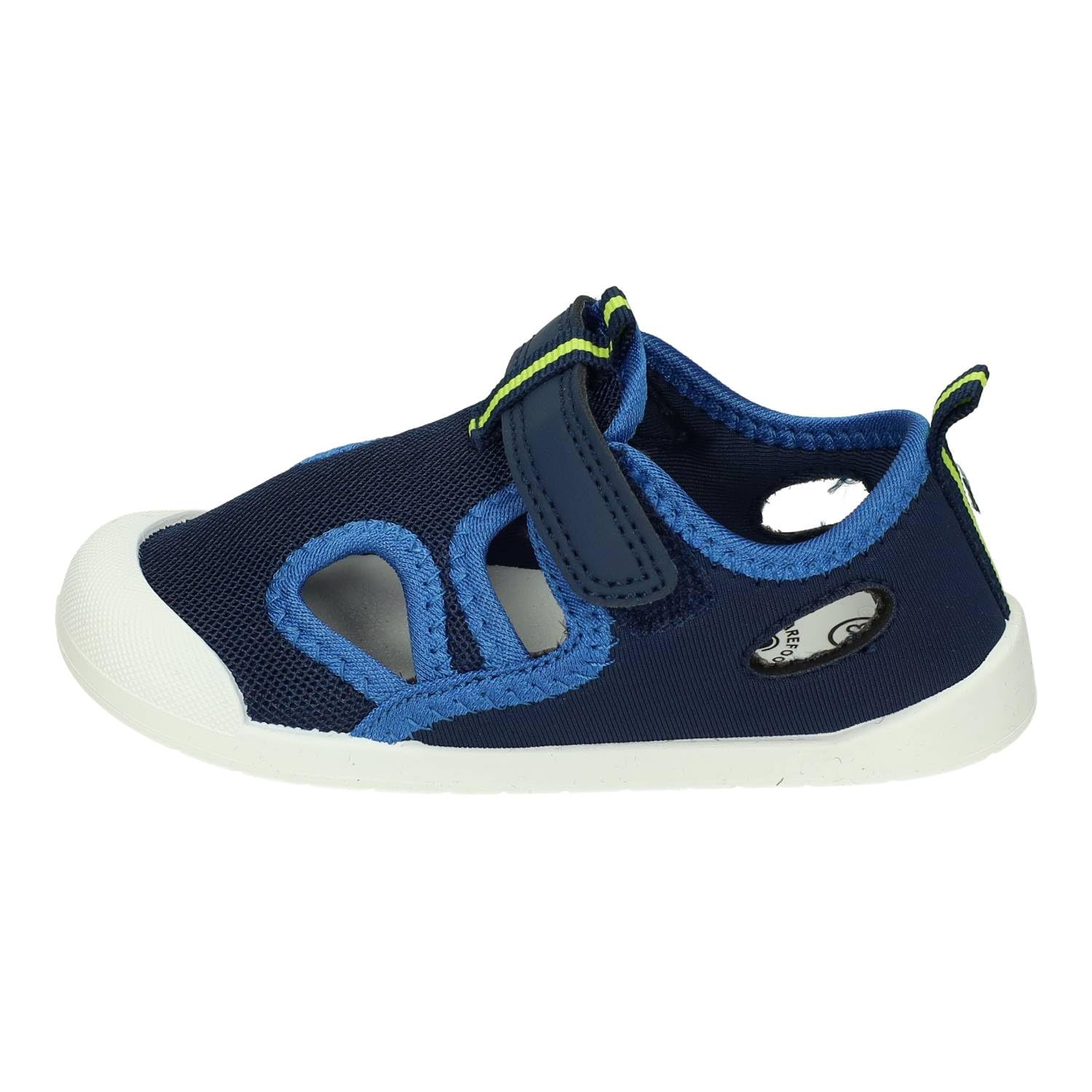 DEMAX 1-K871A Calzado Barefoot Tipo cangrejera Infantil, Textil, Puntera Reforzada, Plantilla cambiable, Ligero y cómodo, Verano NIÑO Sandalias