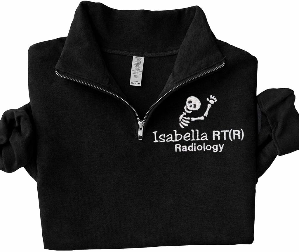 Personalized Embroidered Nurse Quarter Zip Sweatshirt, Gift for Nurse Doctor, Graduation Gifts for Nurses