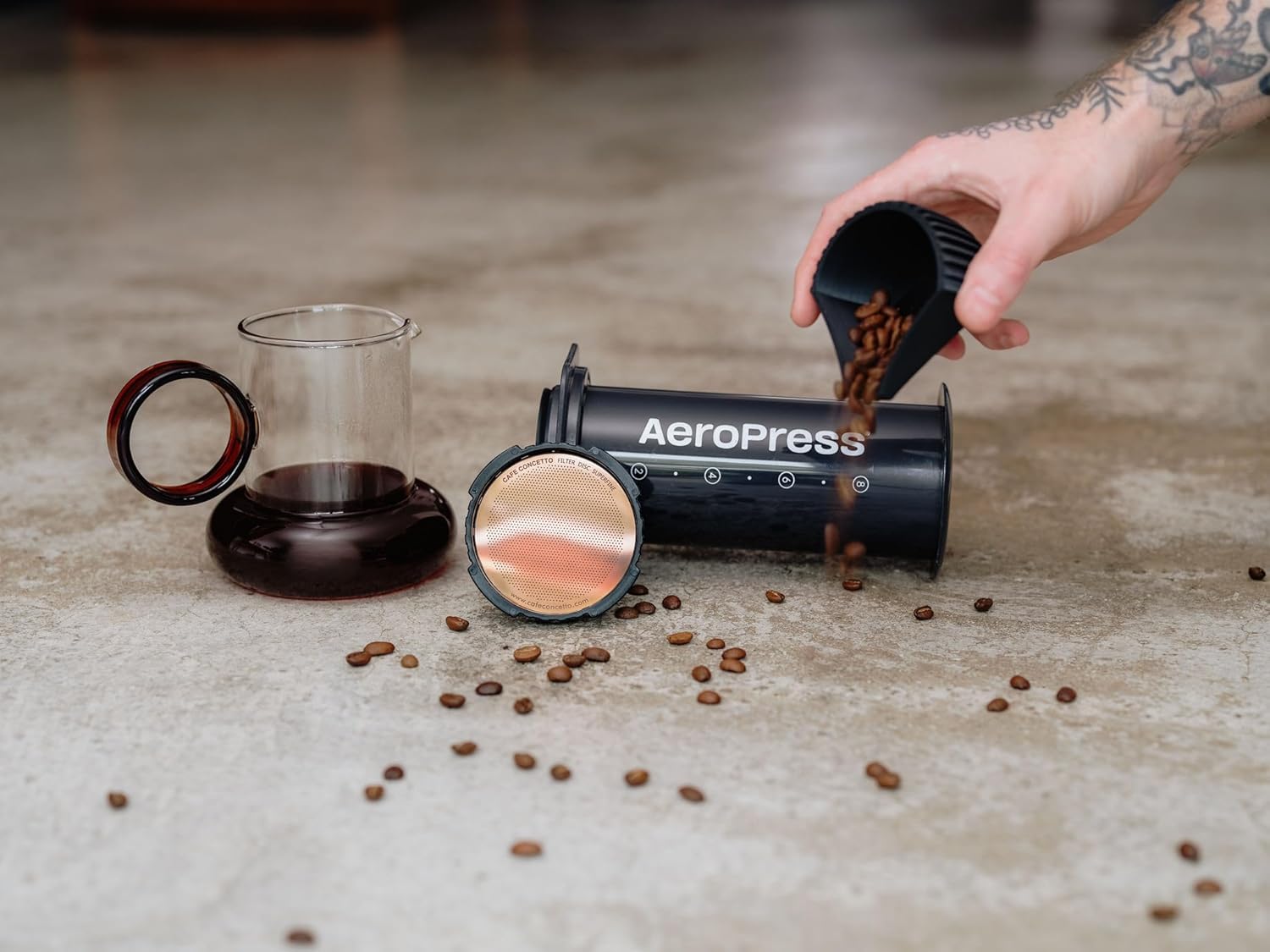 Dischi filtranti per AeroPress Cafe Concetto Fine & Superfine Rose Gold
