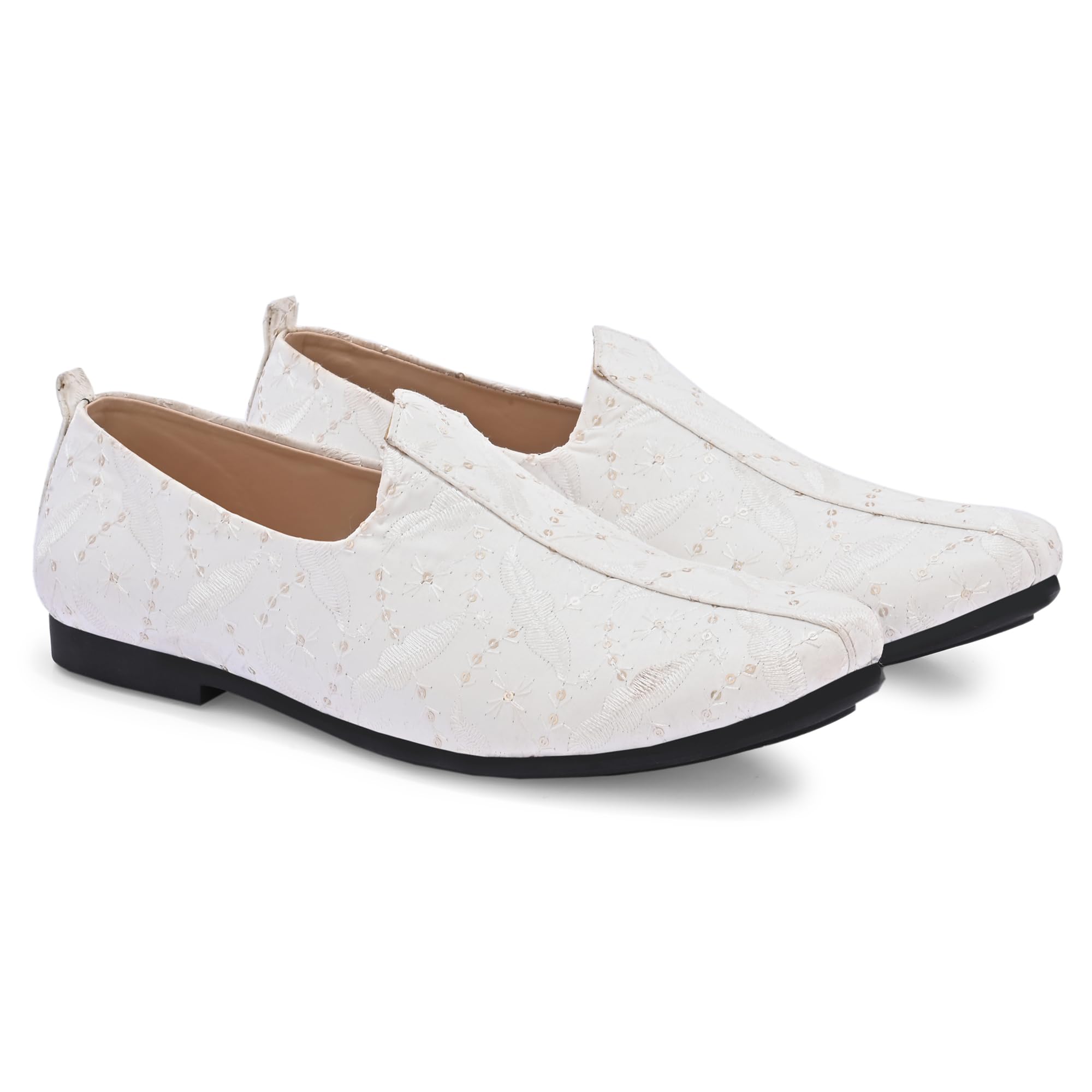 vellinto BAISAKHI Royal Look Mojaris Juttis Slip On for Men-picture-12
