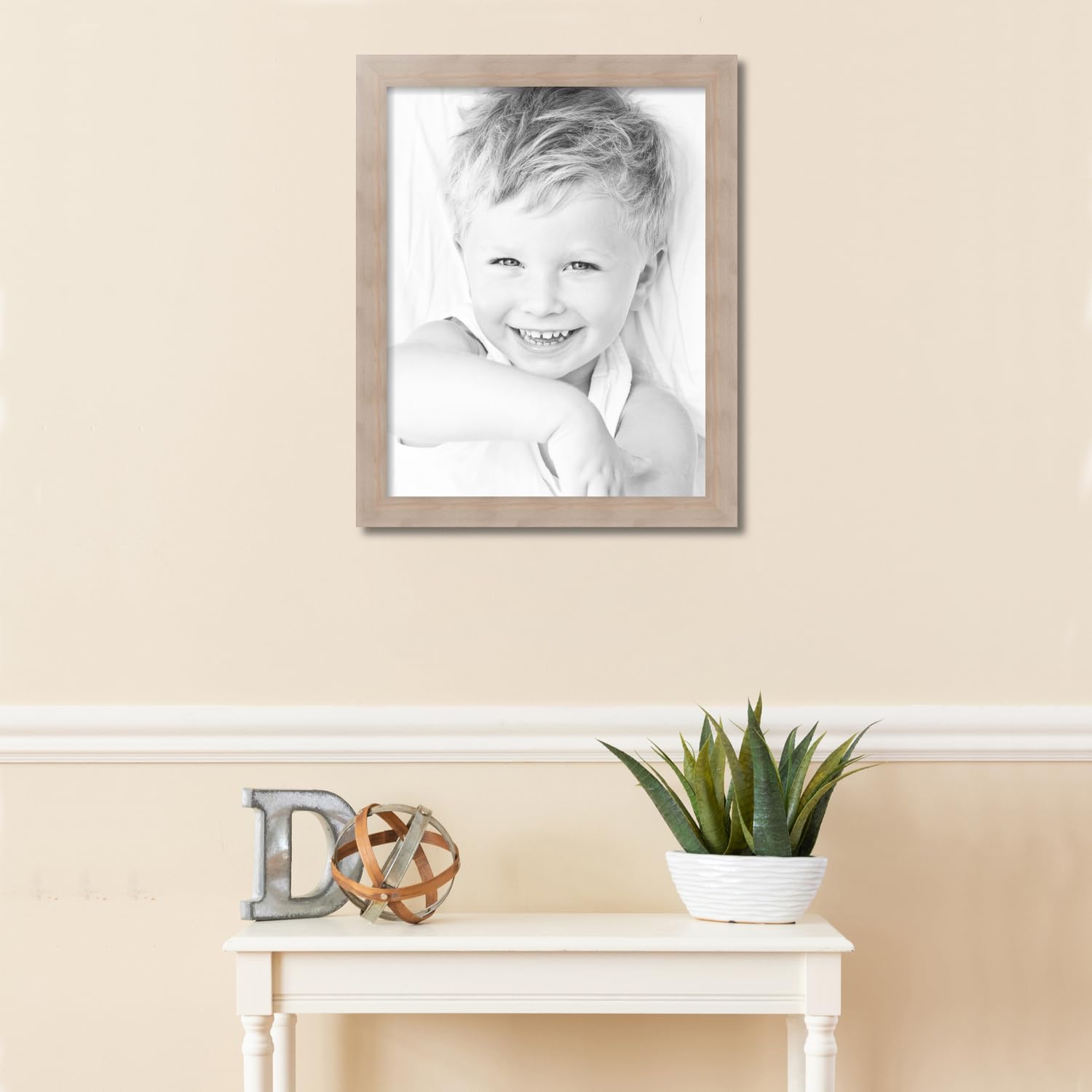 木製フレーム Amazon.com - ArtToFrames 18x23 inch Tan - Distressed Wood Wood