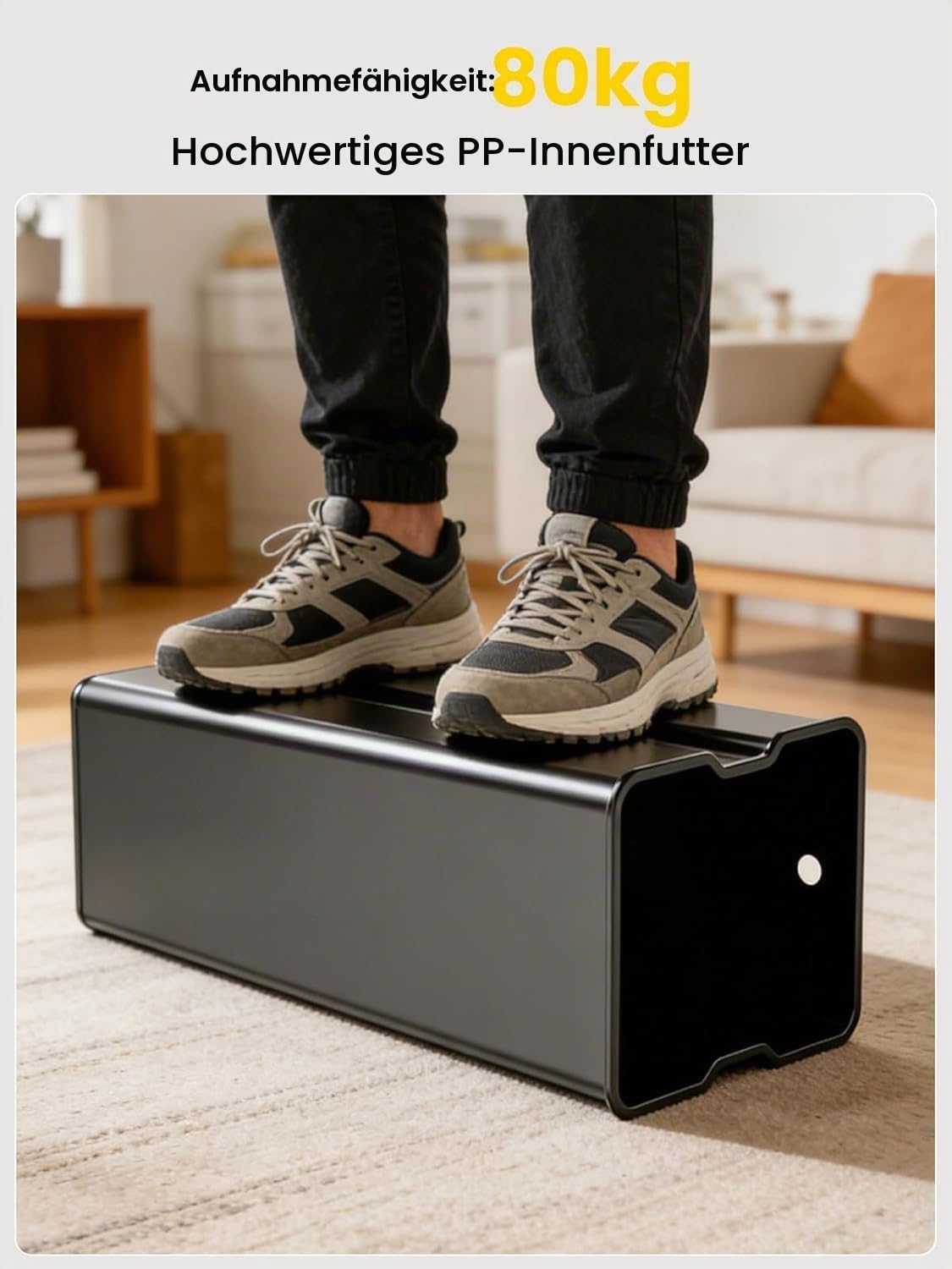 YEAUPE PRO Mülleimer Küche 40L 2x20L, 2 Fächer Abfalleimer mit Pedal, Edelstahl Mülltrennsystem, Treteimer mit Soft-Close Deckeln, Herausnehmbaren Inneneimern, Geruchsdicht, 15 Müllbeutel