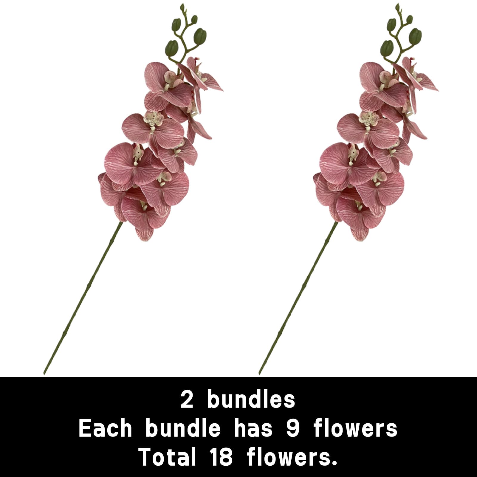 astylishome Faux Flowers Wedding Bouquet Accessories - Artificial Floral Large 90cm for Outdoor Indoor Events 5415 - Image 2