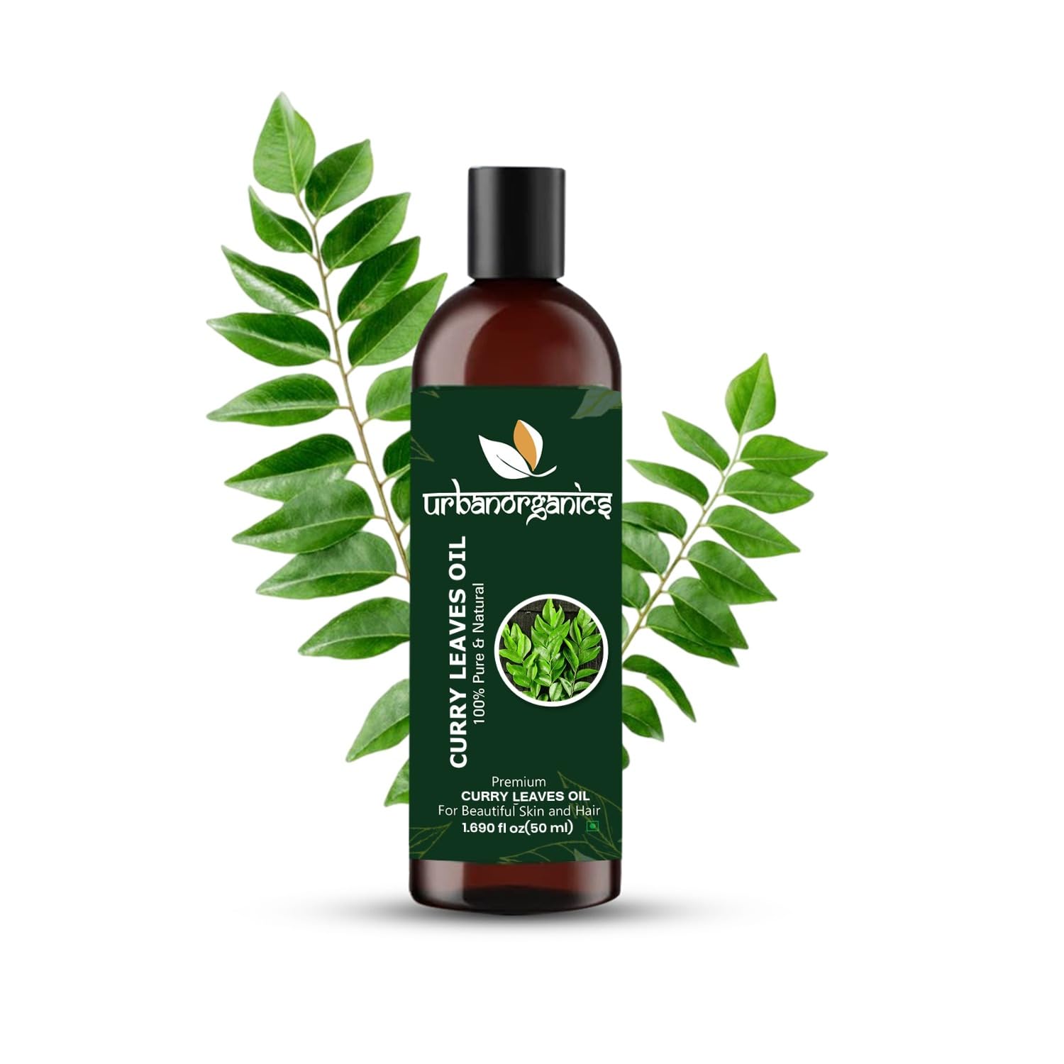 Urbanorganic Curry Leaves oil Cold Pressed | Natural | Undiluted | For Diluting Essential Oils | For Hair, Skin & Massage | Men & Women| Hair Growth, Nail Care & Baby Massage (50 ML)-image-33