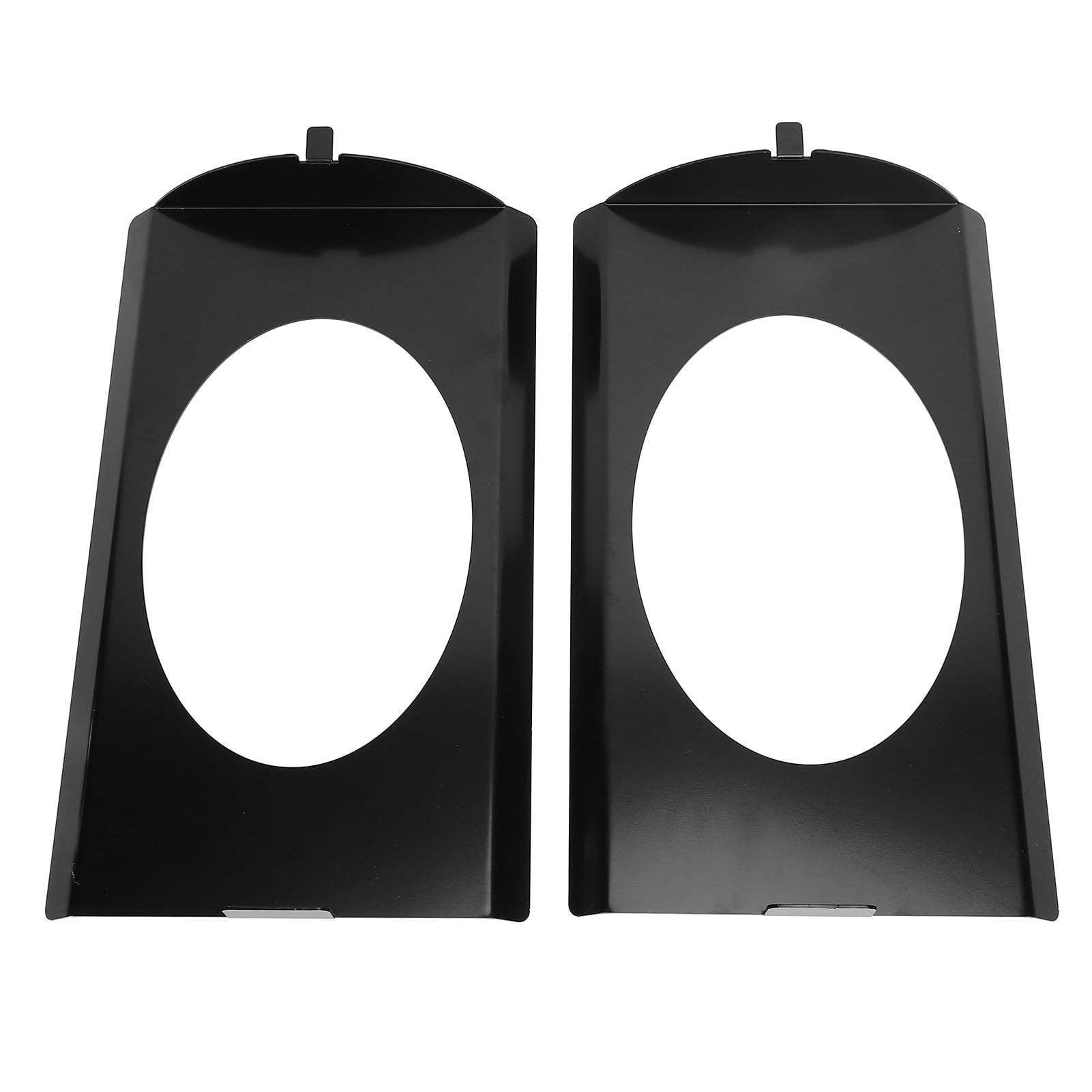 Staffe per altoparlanti posteriori in acciaio da 15,2 x 22,9 cm, per C10 1973-1987, resistenti supporti per altoparlanti neri per un'installazione