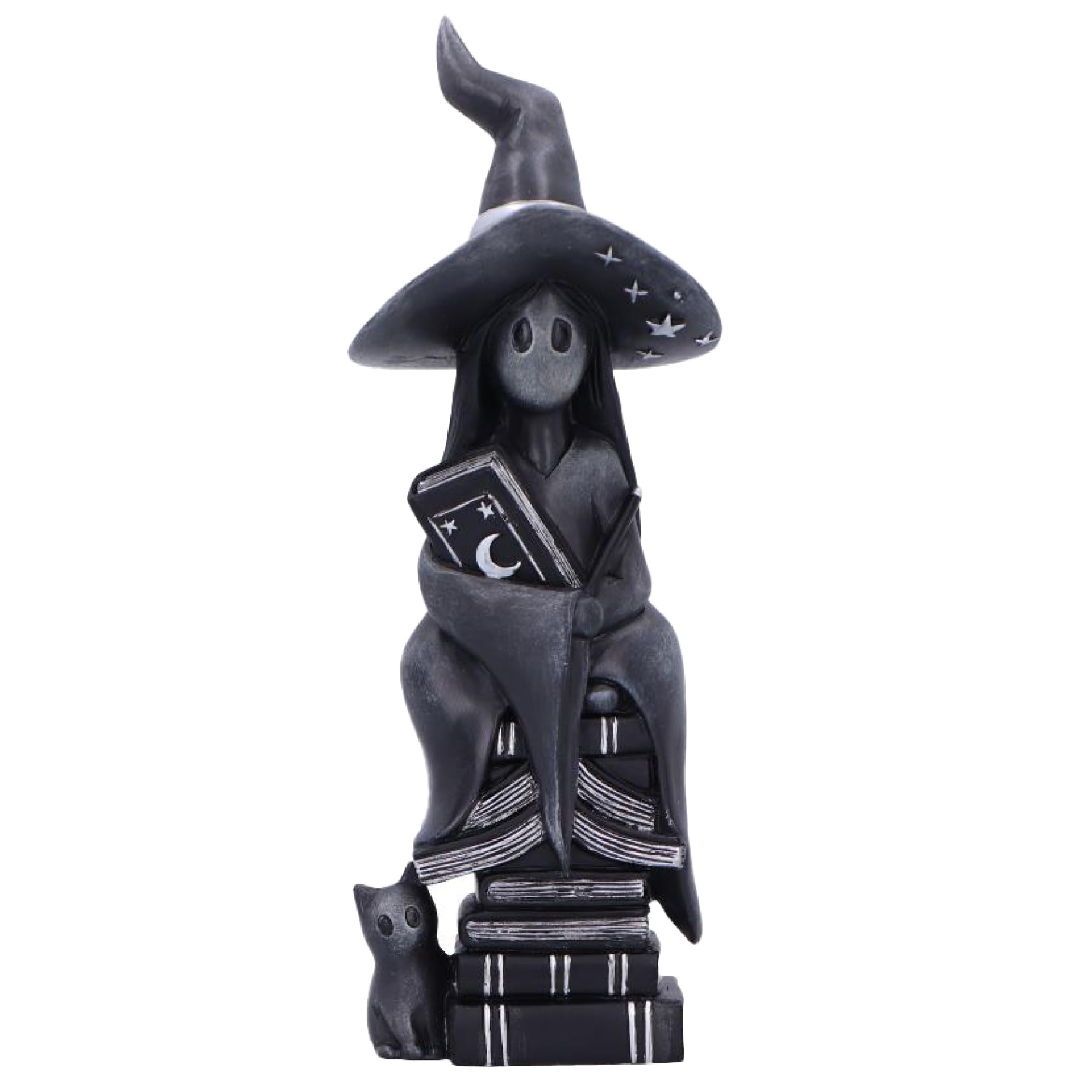 Nemesis Now Little Souls Collection Witchy Decor – Witch Figurine for Mystical Home Décor – Cast in The Finest Resin, Expertly Hand-Painted – Shine