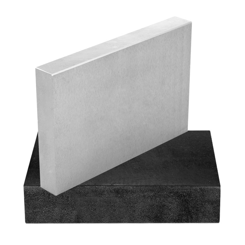 Oudtinz Steel and Rubber Block 2 Pcs Work Bench Blocks Stamping Block for Hammering Shaping, Chasing, Flattening Metals (10CM x 15CM) - Image 2