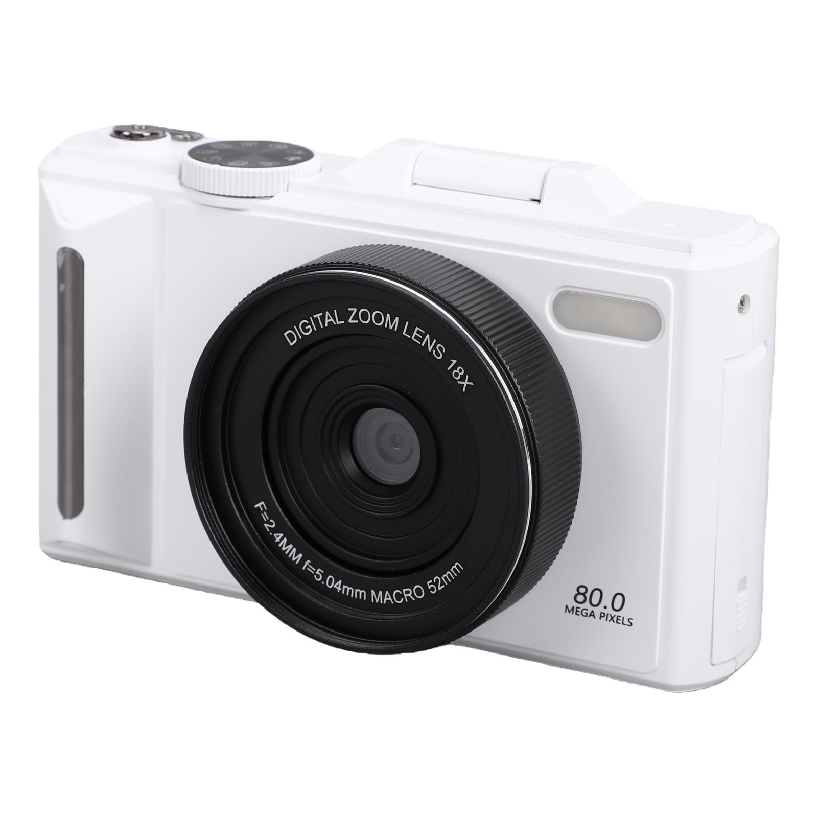 Fotocamera Digitale 5K, Zoom 18X WiFi Schermo Flip 3.0 Pollici, | Videocamera Vlog con Messa a Fuoco Automatica, Risoluzione Foto 80MP, Ideale per Viaggi, Registrazione Mentre Si carica.