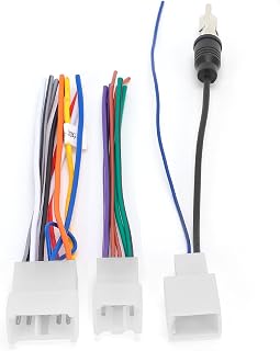 Chicote de fiação de rádio, kit adaptador de antena de cablagem de rádio estéreo, substituição para Celica 1987-2005