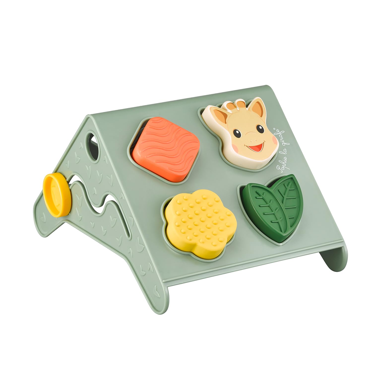Sophie la Girafe Coffret Éducatif 2-en-1 Boulier Bébé Dès 10 Mois Jeu | Balancier | boîte à formes | caoutchouc naturel | plastique recyclé | motricité fine logique | cadeau bébé fille garçon