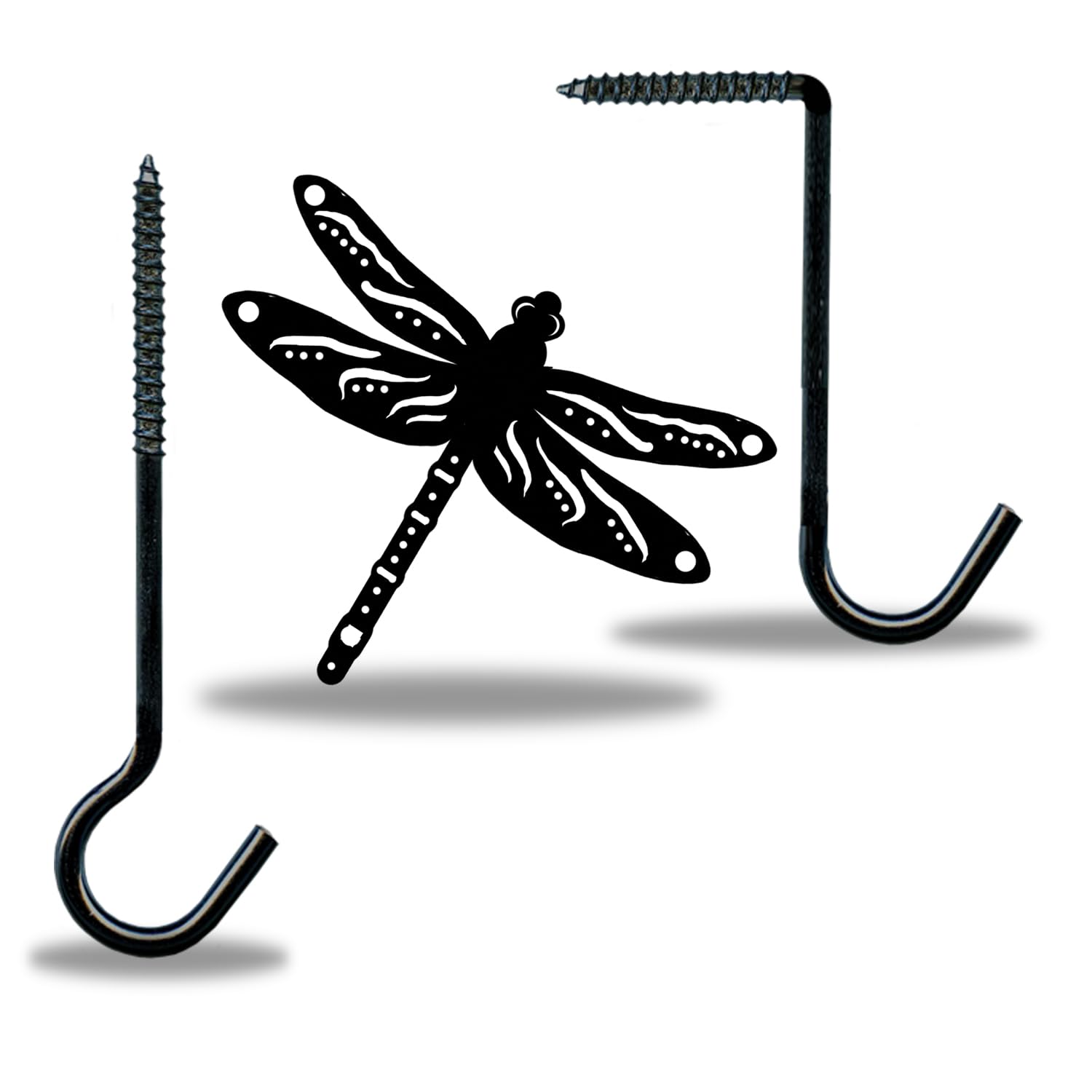 Pepperell Crafts Decor Hooks Designer Series (Dragonfly) Indoor/Outdoor Weather Resistant