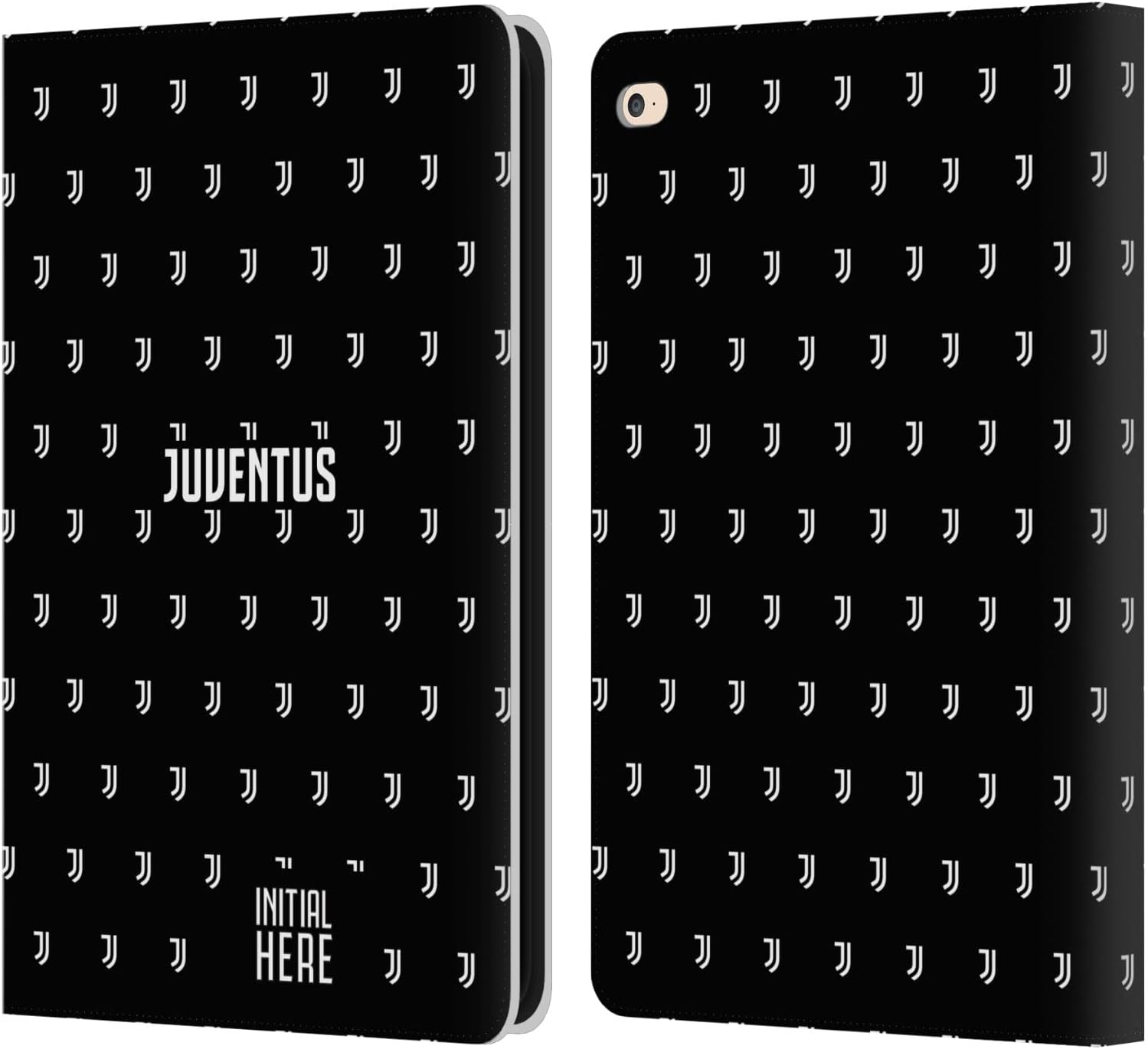 Head Case Designs Officially Licensed Custom Customized Personalized Juventus Football Club Pattern Graphics Leather Wallet Case Compatible with Apple iPad Pro 13 M4 2024